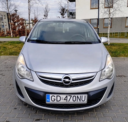 Opel Corsa cena 17800 przebieg: 190000, rok produkcji 2013 z Gdańsk małe 29